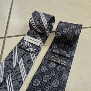 Sevenfold Tie Jos. A. Bank Signature Collection Pronto-Uomo 2-pack Lot 100% Silk
